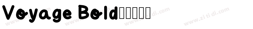 Voyage Bold2字体转换